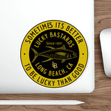 Lucky Bastard Fishing Die-Cut Stickers