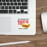 Turkey Sandwich Die-Cut Stickers