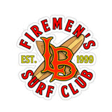 Fireman's Surf Club Die-Cut Stickers