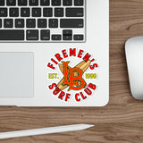 Fireman's Surf Club Die-Cut Stickers