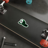 LB Green Helmet Die-Cut Stickers