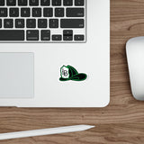 LB Green Helmet Die-Cut Stickers
