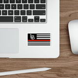 LB Flag Thin Red Line Die-Cut Stickers