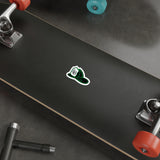 LB Green Helmet Die-Cut Stickers