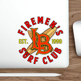 Fireman's Surf Club Die-Cut Stickers