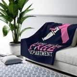 LBFD Breast Cancer Awareness Sherpa Fleece Blanket