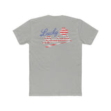 Lucky Bastard Patriot Men's Cotton Crew Tee