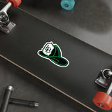 LB Green Helmet Die-Cut Stickers
