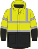 LBFD ANSI 107 Class 3 Safety Upgraded rain Jacket