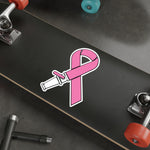 Breast Cancer Hose Ribbon Die-Cut Stickers