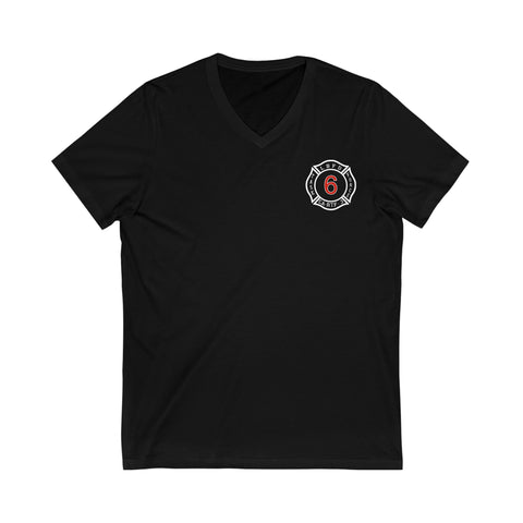 USAR 6 Fitted V-Neck Short Sleeve Tee