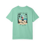 A Little Slice Of Life Island Unisex Garment-Dyed Golf T-shirt
