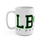 LBFD St. Patrick's Day White Ceramic Mug, 15oz