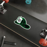 LB Green Helmet Die-Cut Stickers