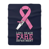 LBFD Breast Cancer Awareness Sherpa Fleece Blanket