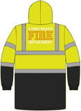 LBFD ANSI 107 Class 3 Safety Upgraded rain Jacket