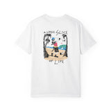 A Little Slice Of Life Island Unisex Garment-Dyed Golf T-shirt