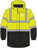 LBFD ANSI 107 Class 3 Safety Upgraded rain Jacket