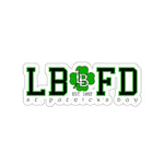 LBFD St. Patrick's Day Die-Cut Stickers