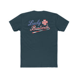 Lucky Bastard Patriot Men's Cotton Crew Tee