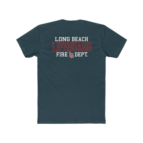 Long Beach Lifeguard Men's Cotton Crew Tee