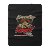 Freedom Forged New logo Sherpa Fleece Blanket