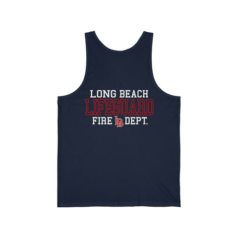 Long Beach Lifeguard  Men's Cotton Tank Top